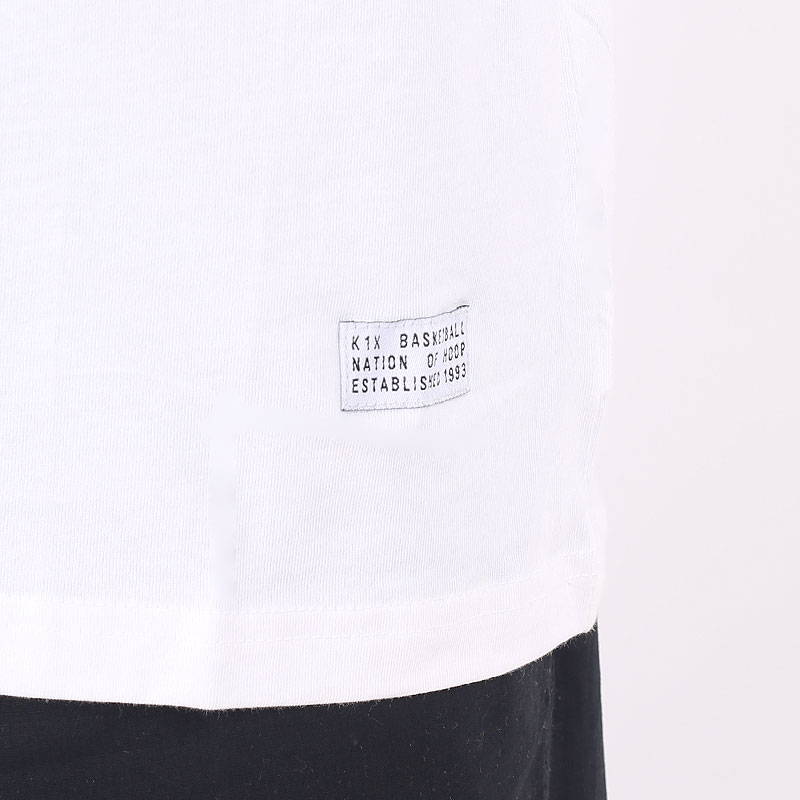 мужская белая футболка K1X Authentic Tee 1163-2504/1100 - цена, описание, фото 2
